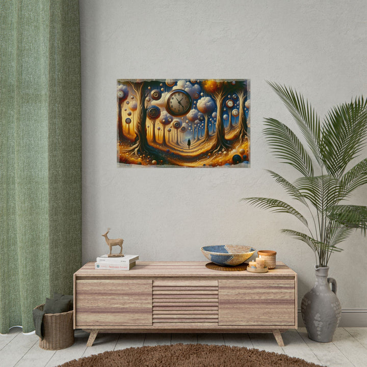 🖌️ Chronos Forest Mirage - Art Print by Teo Teglia Art