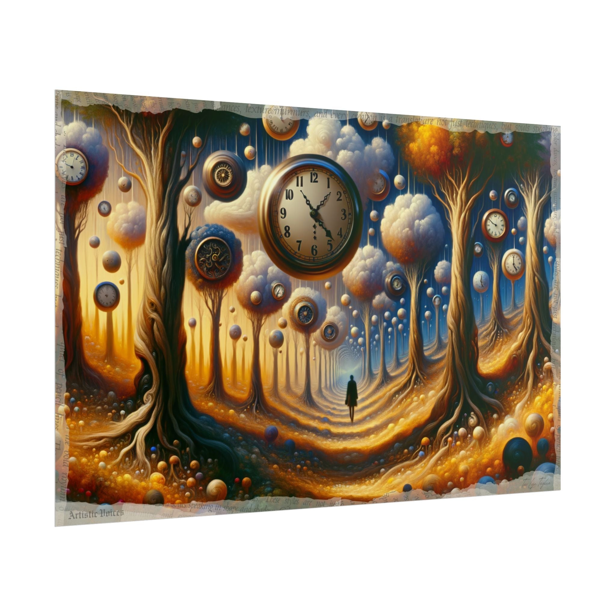 🖌️ Chronos Forest Mirage - Art Print by Teo Teglia Art