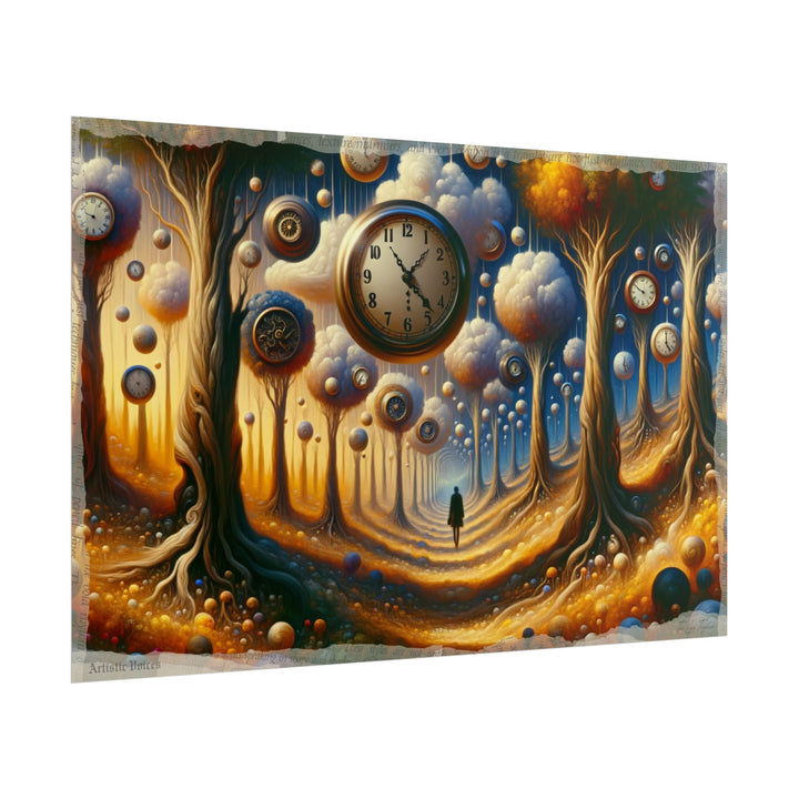 🖌️ Chronos Forest Mirage - Art Print by Teo Teglia Art