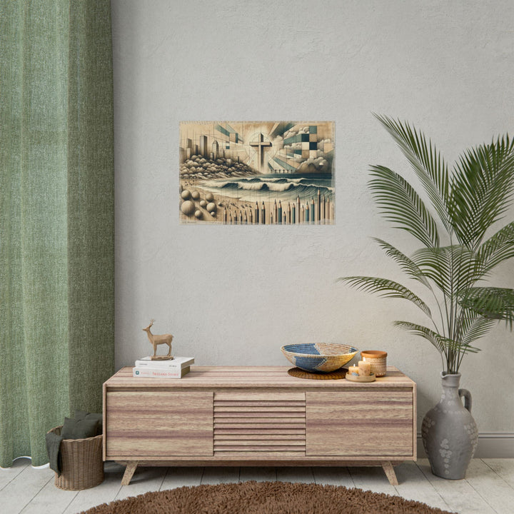 ✏️ Coastal Alchemy: Cross Evolution - Art Print by Teo Teglia Art