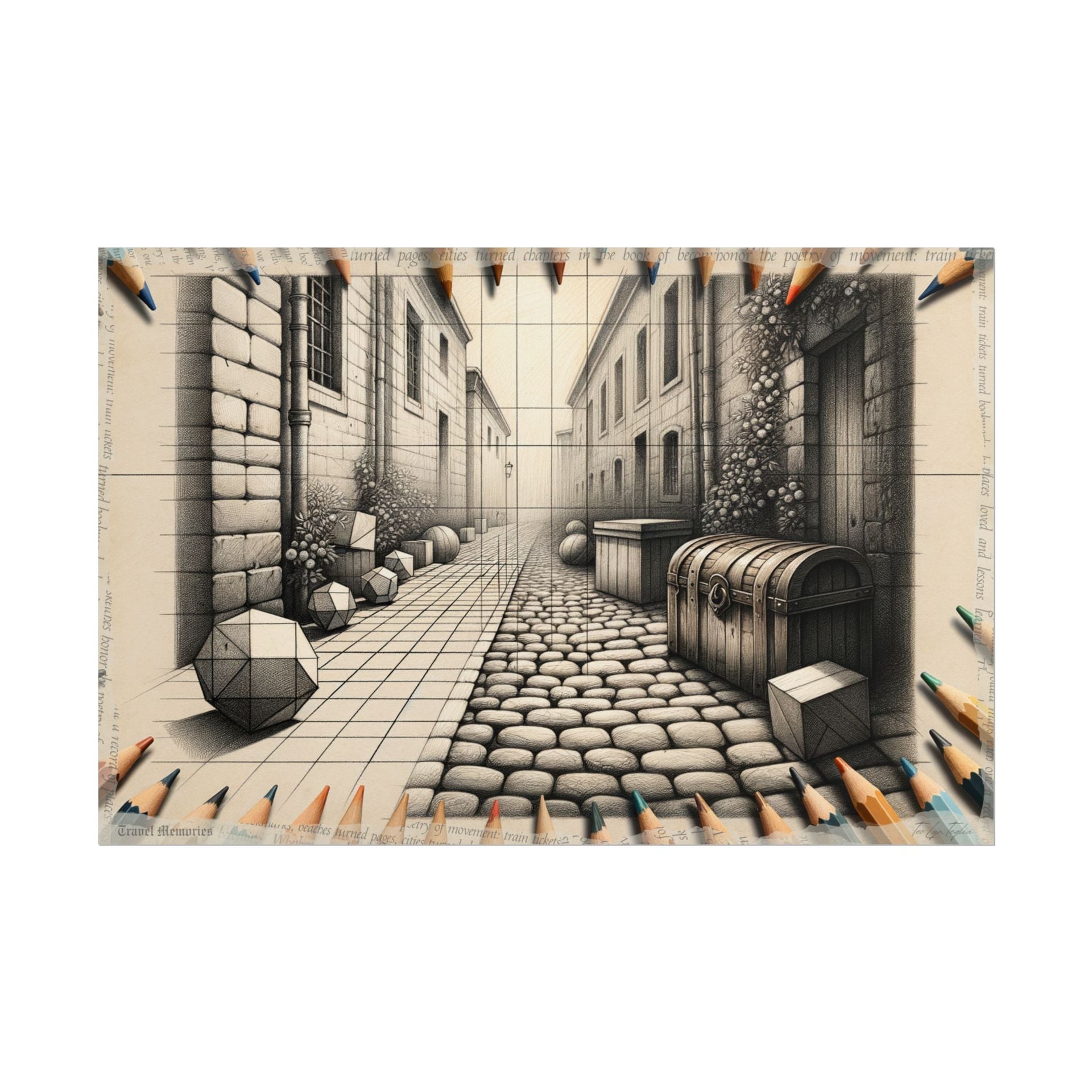 "Continuum of Crafted Chaos" - Art Print by Teo Teglia Art