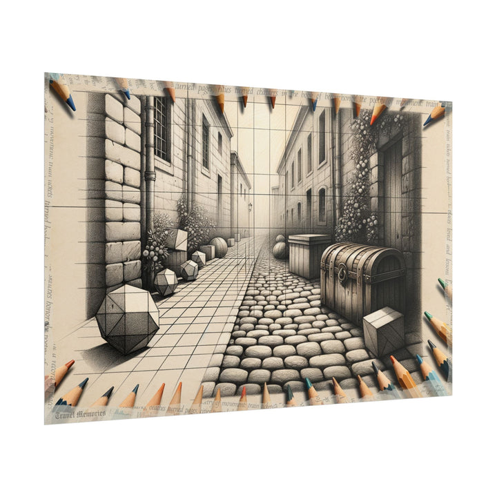 "Continuum of Crafted Chaos" - Art Print by Teo Teglia Art