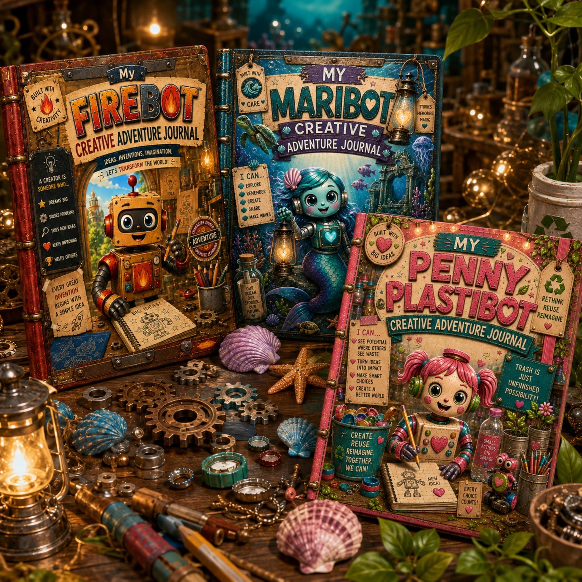Creative Adventure Journals™ Trilogy Collection by Teo Teglia