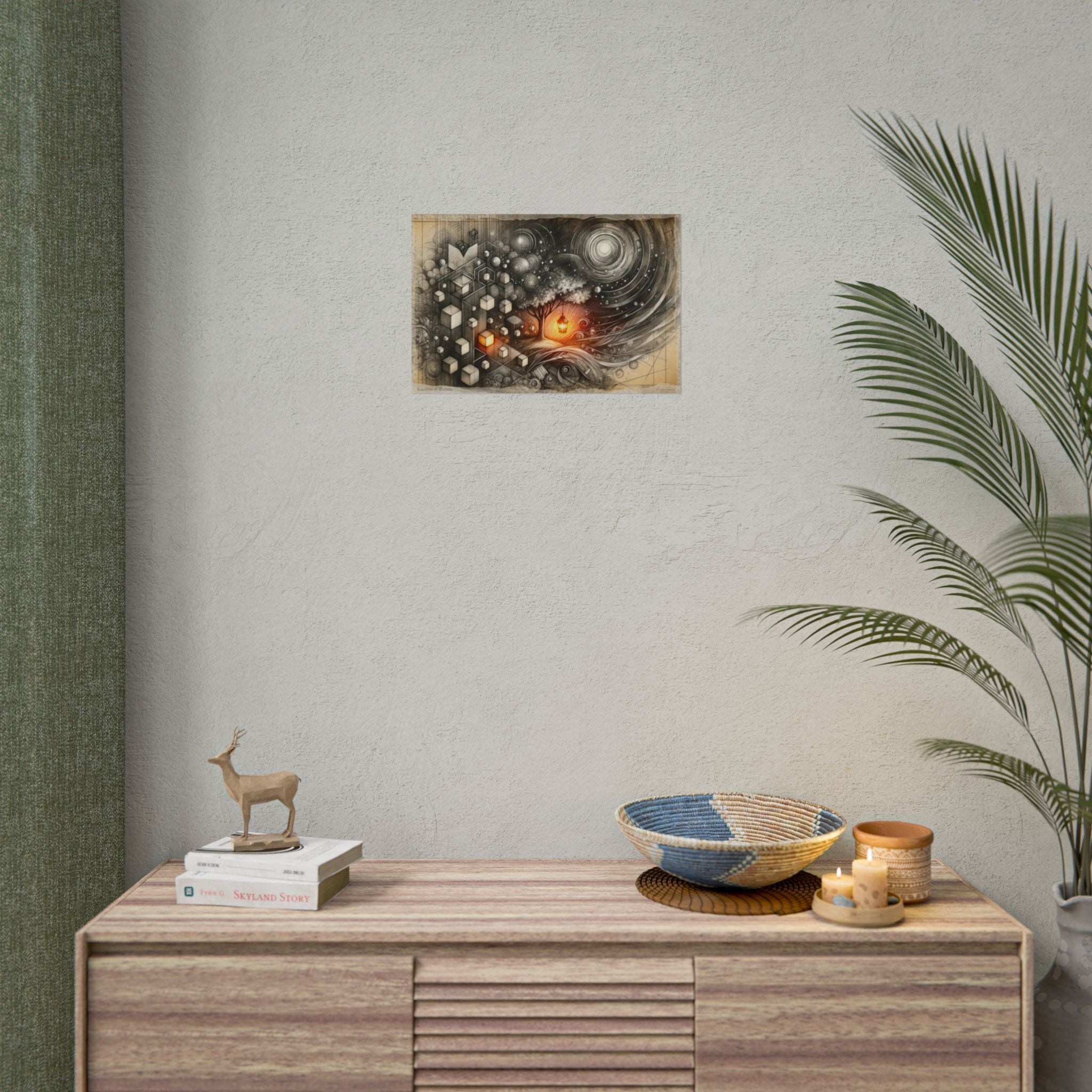 Curiosity Lanterns: A Morphing Etch - Art Print by Teo Teglia Art