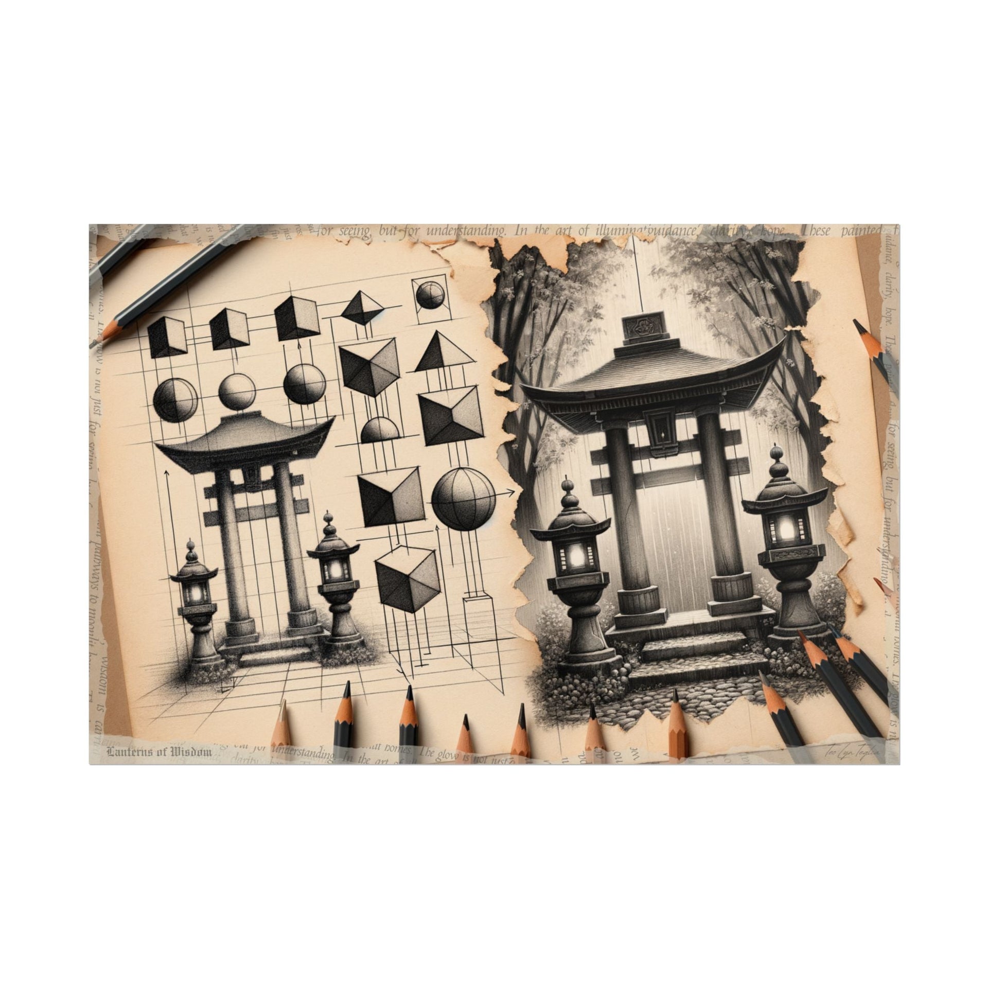 Elementary Enlightenment Passage - Art Print by Teo Teglia Art
