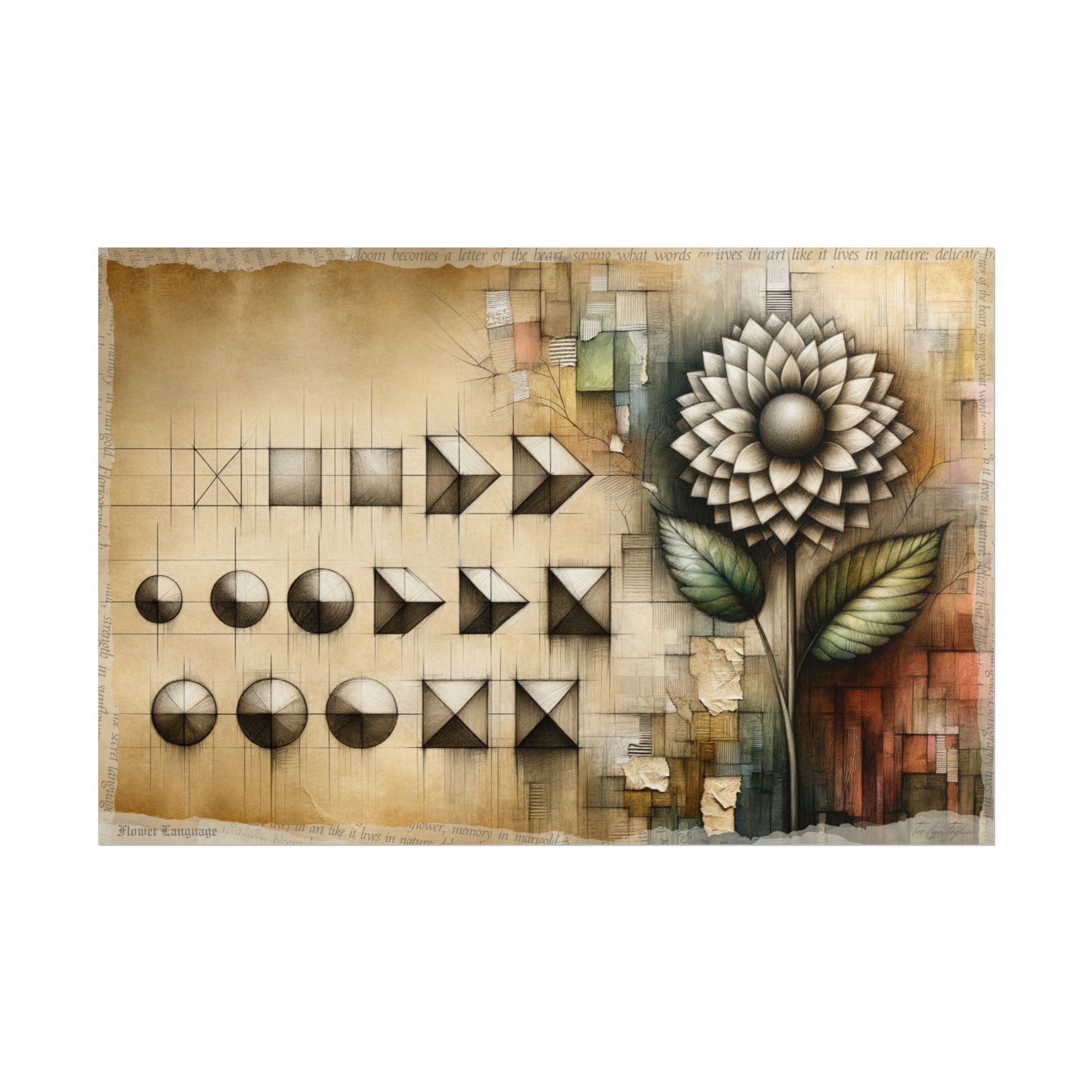 Eloquence from Raw Edges - Art Print by Teo Teglia Art