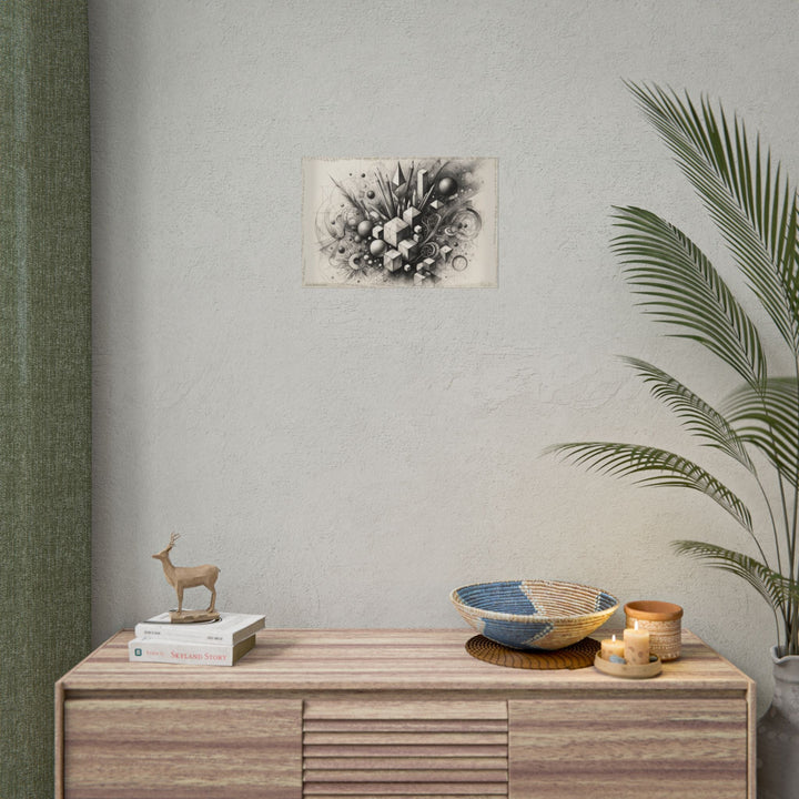 "Emergence of Geometric Tranquility" - Art Print by Teo Teglia Art
