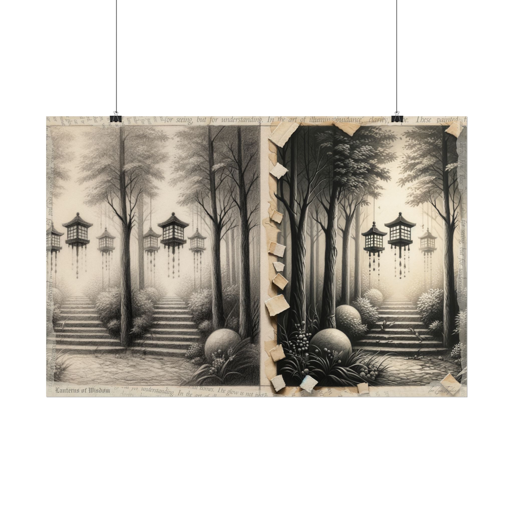 Emergence of Guiding Shadows - Art Print by Teo Teglia Art