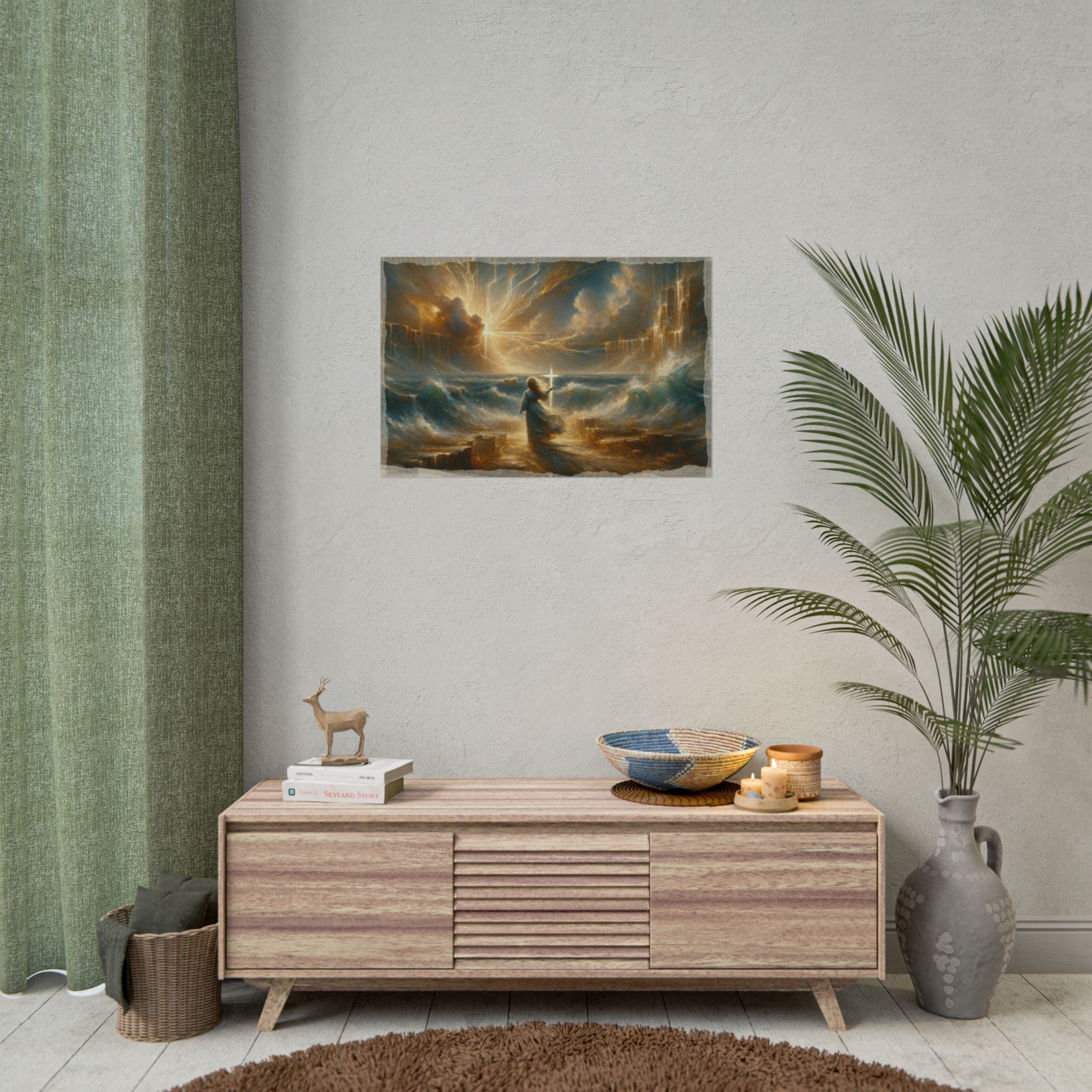 🖌️ Ethereal Divinity Reverie - Art Print by Teo Teglia Art