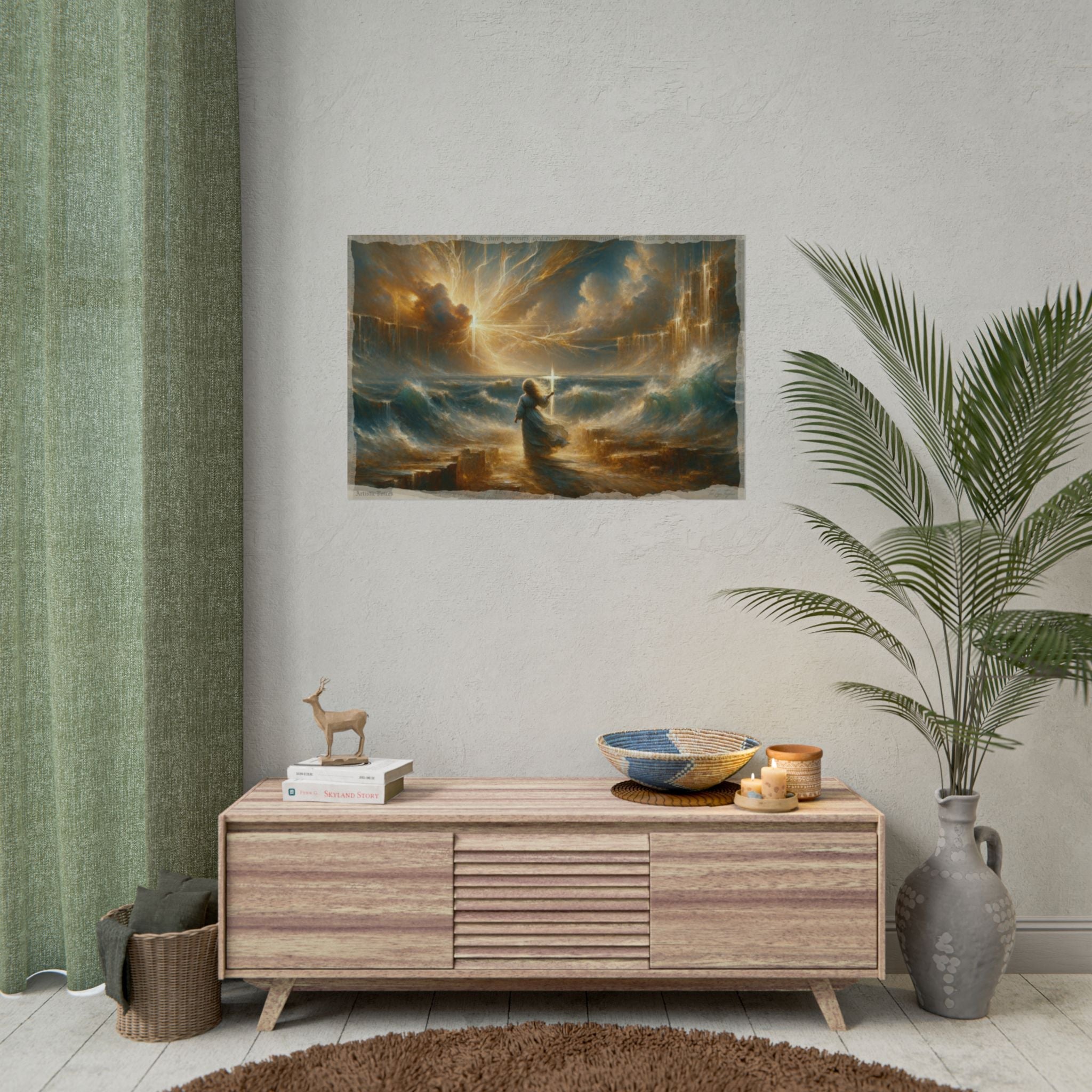 🖌️ Ethereal Divinity Reverie - Art Print by Teo Teglia Art