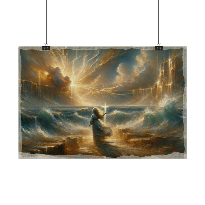 🖌️ Ethereal Divinity Reverie - Art Print by Teo Teglia Art