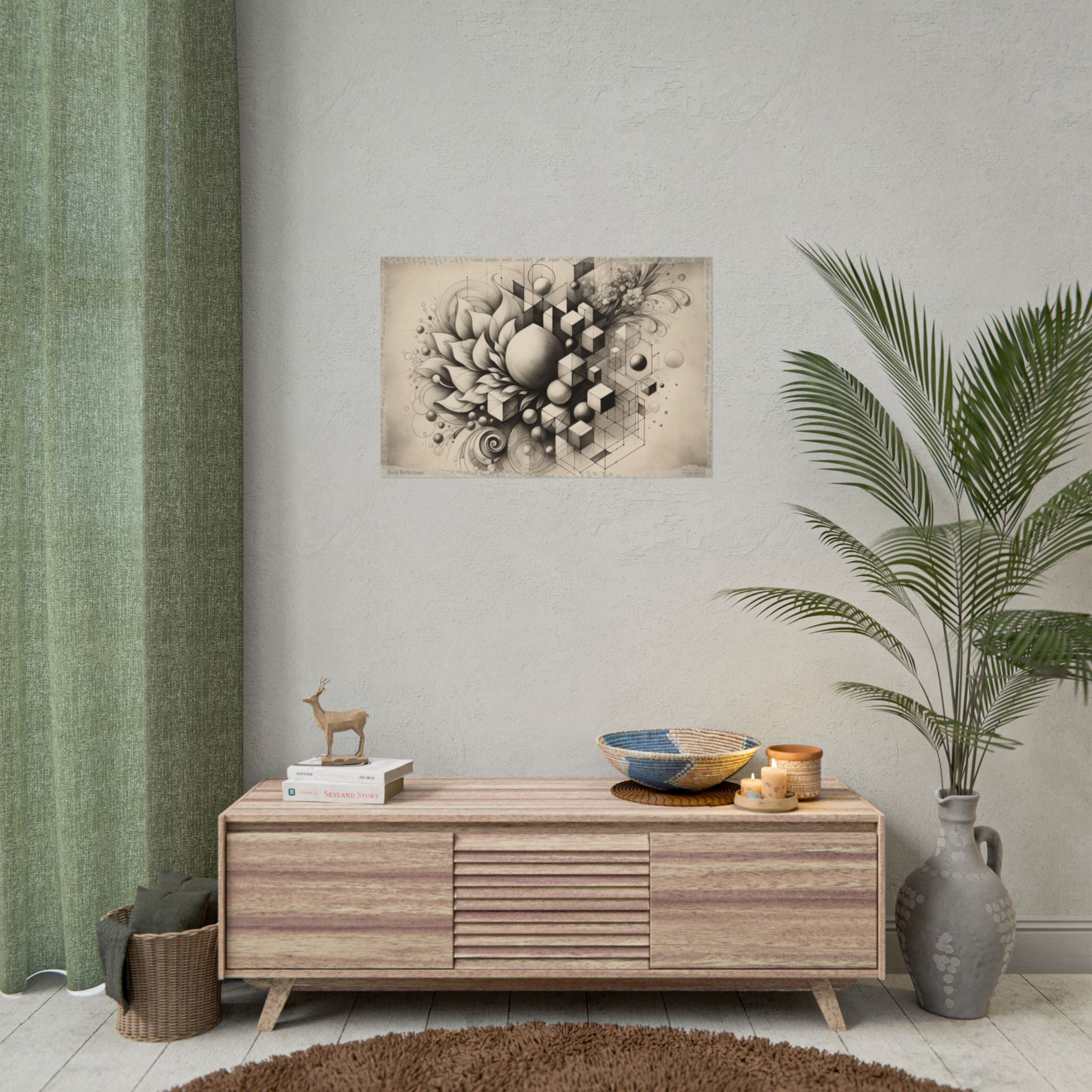 "Evolution of Gentle Geometry" - Art Print by Teo Teglia Art