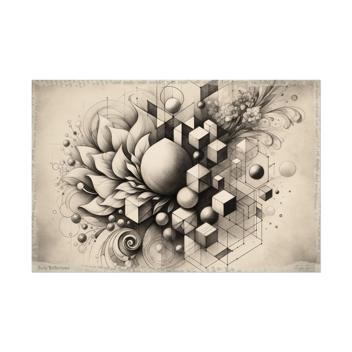 "Evolution of Gentle Geometry" - Art Print by Teo Teglia Art