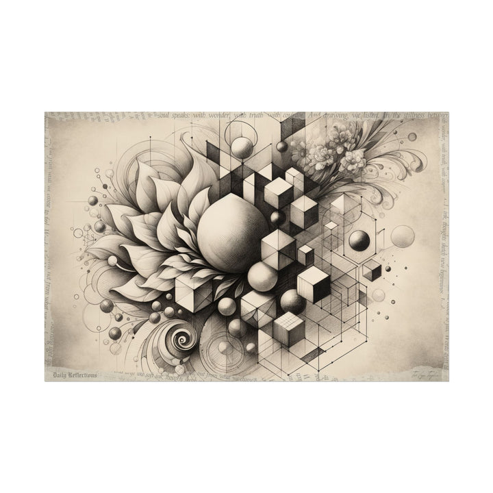 "Evolution of Gentle Geometry" - Art Print by Teo Teglia Art