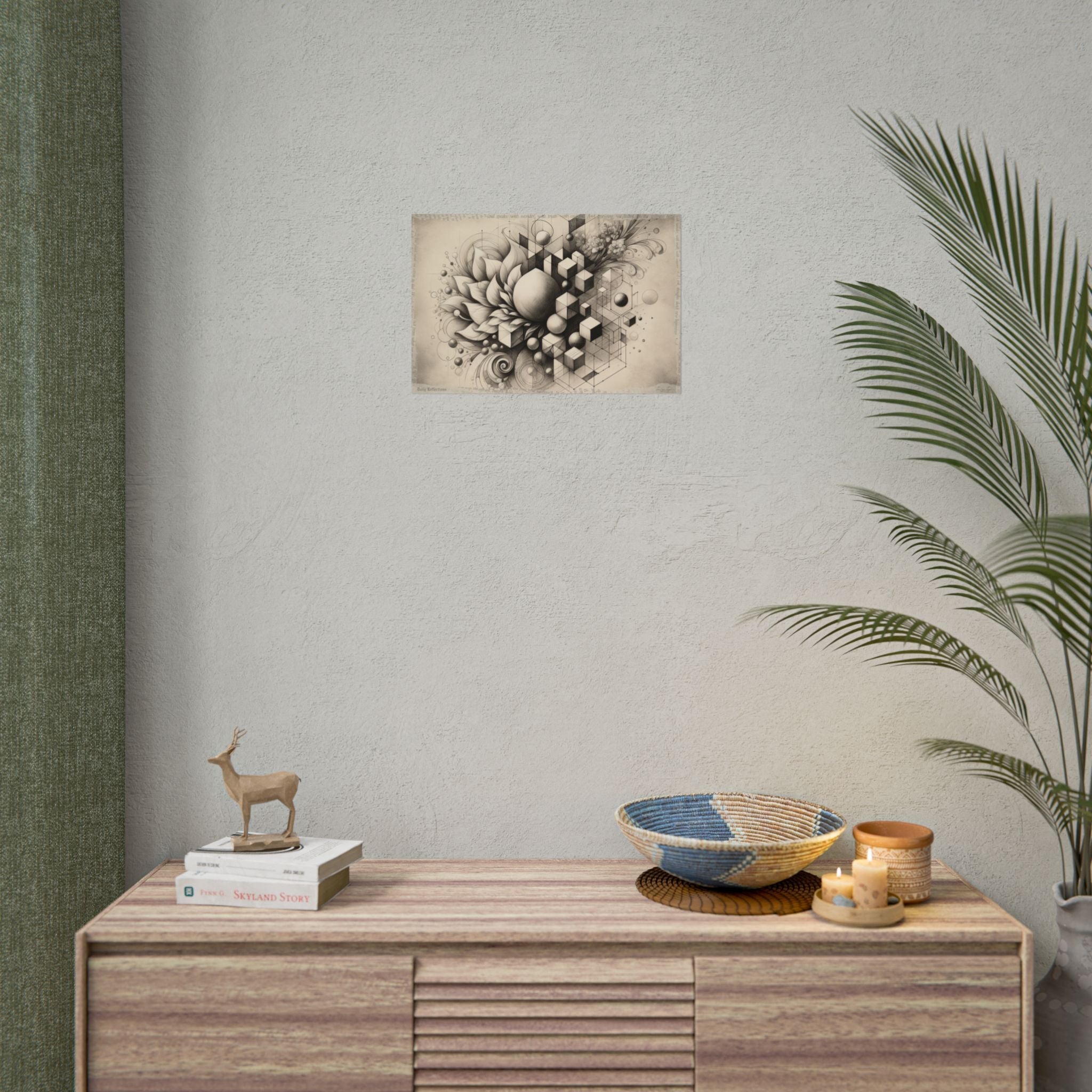 "Evolution of Gentle Geometry" - Art Print by Teo Teglia Art