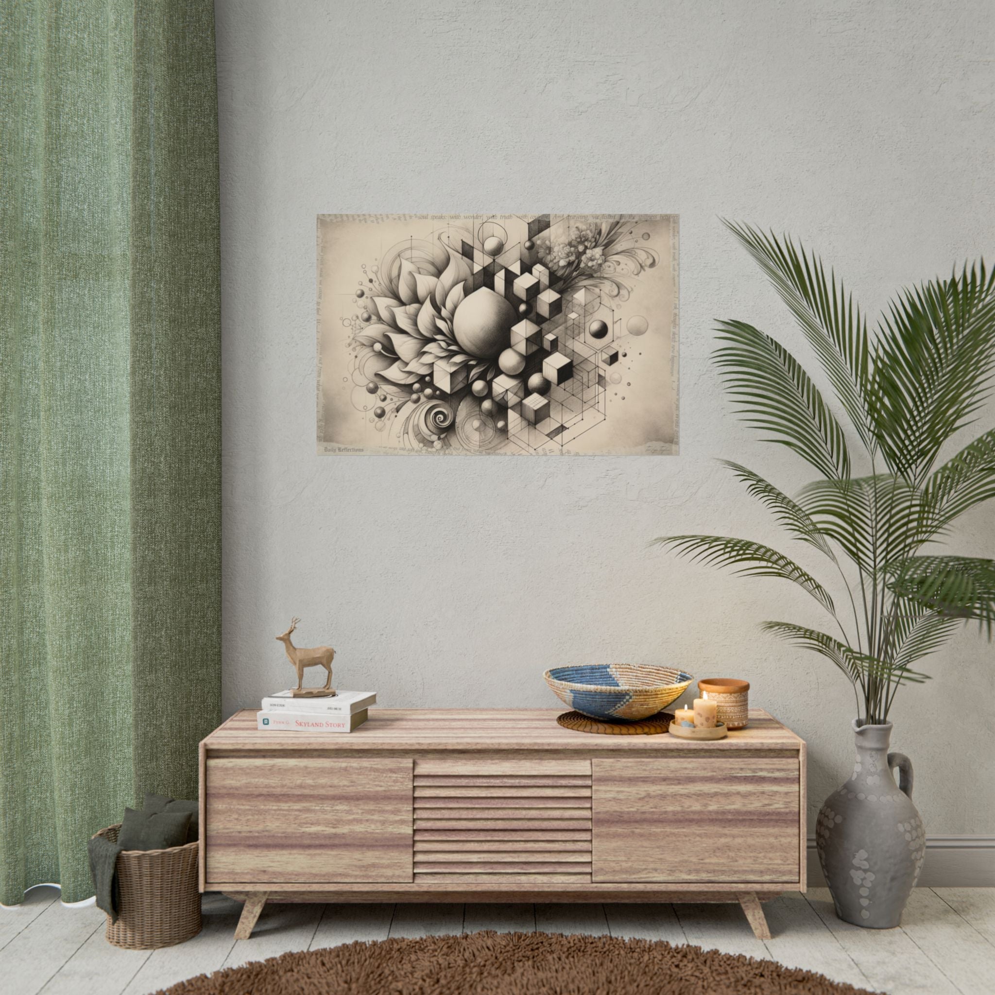 "Evolution of Gentle Geometry" - Art Print by Teo Teglia Art