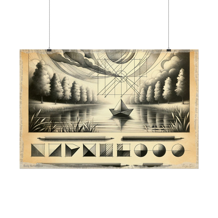 Evolution of Serenity Sketch - Art Print by Teo Teglia Art