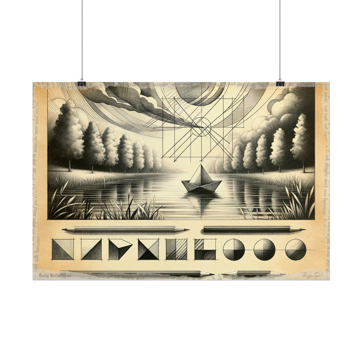 Evolution of Serenity Sketch - Art Print by Teo Teglia Art