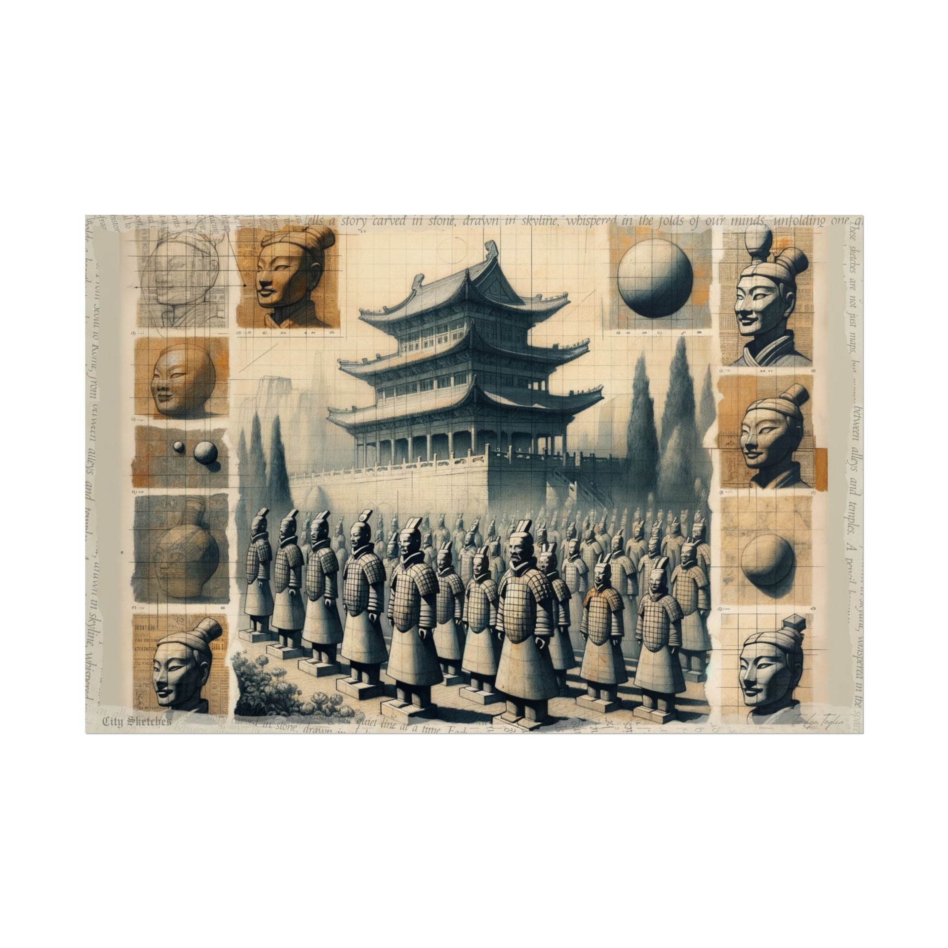 "Evolving Artistry: Ancestral Echoes" - Art Print by Teo Teglia Art