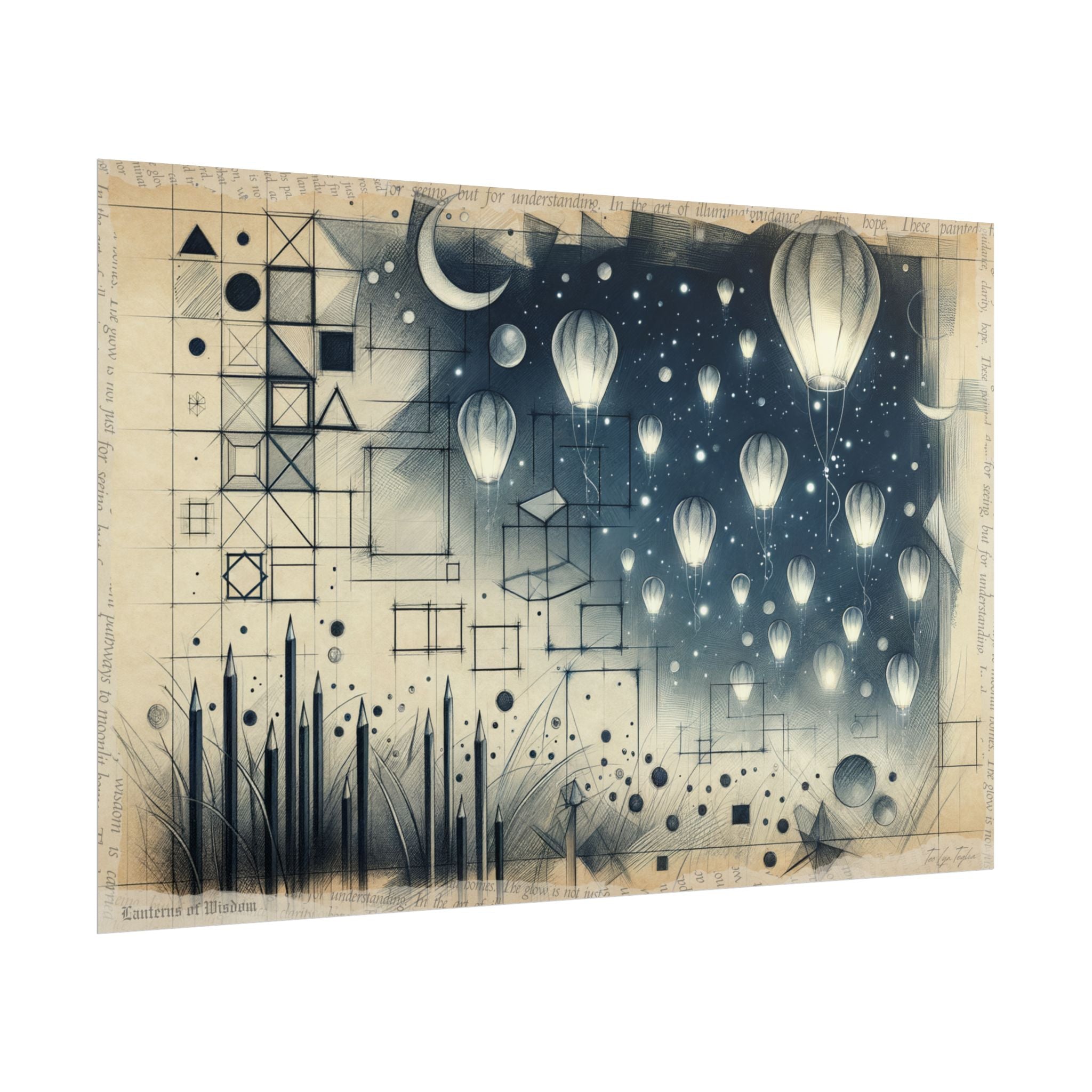 ✏️ Evolving Dreamscape Doodles - Art Print by Teo Teglia Art