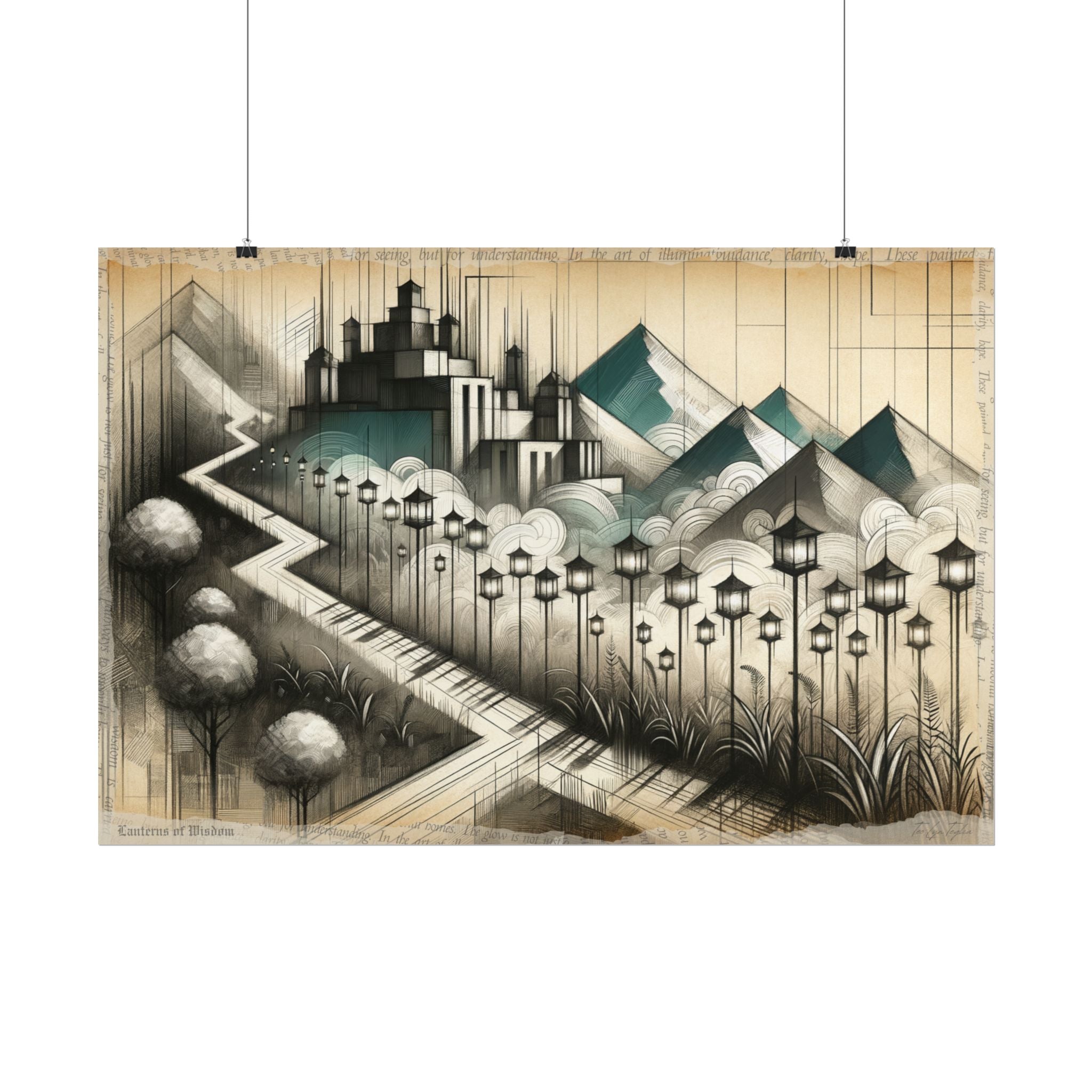 Evolving Hope Pathways - Art Print by Teo Teglia Art