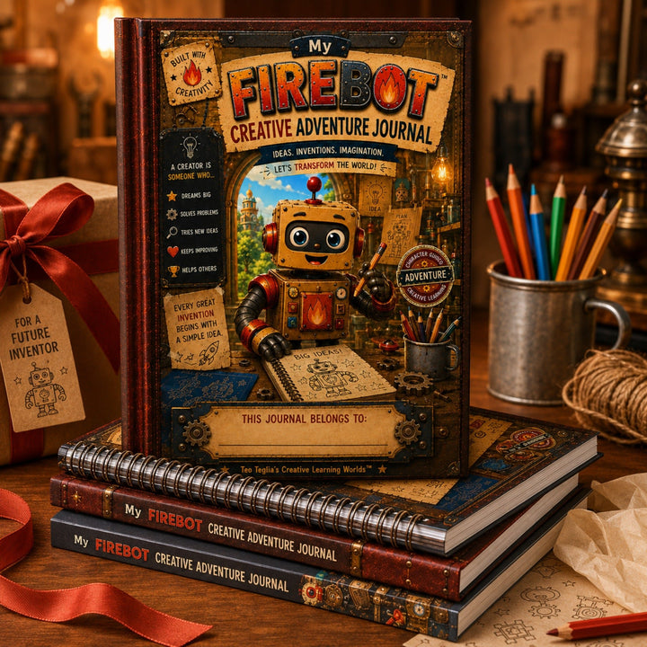 Firebot™ Creative Adventure Keepsake Journal by Teo Teglia