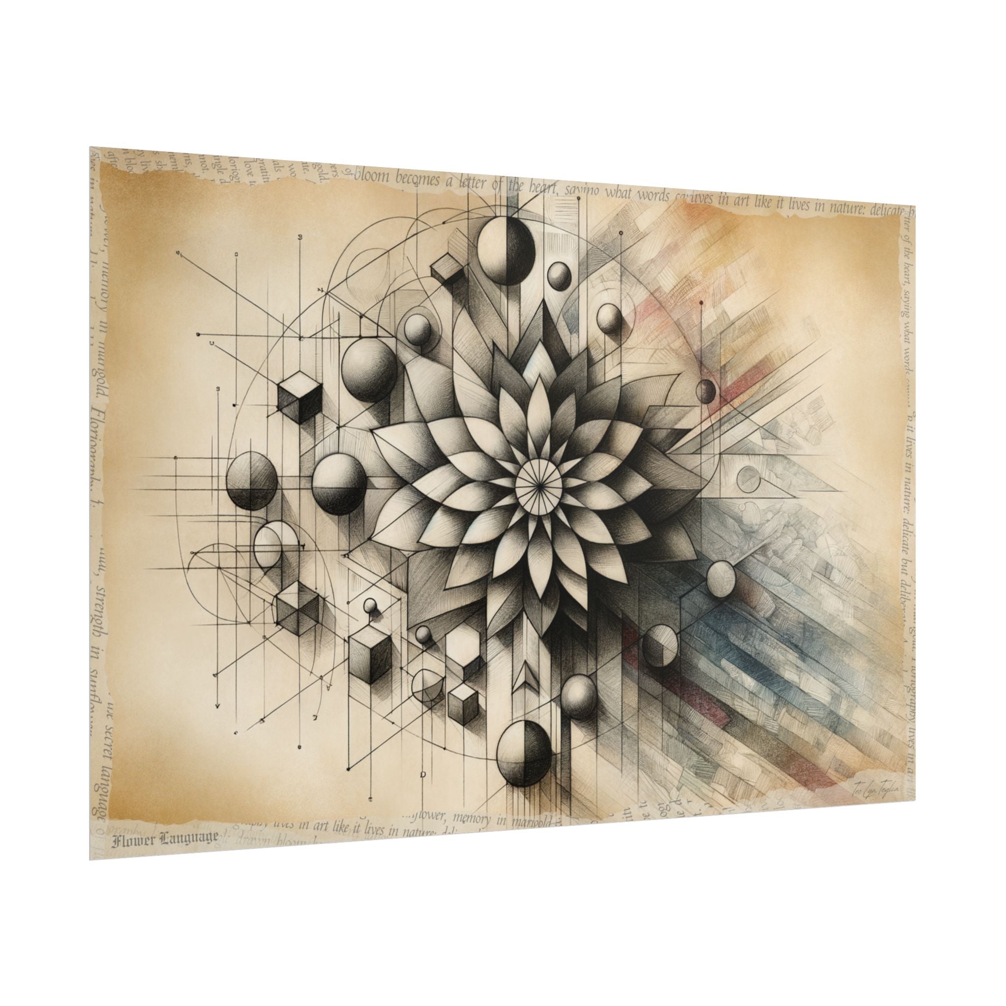 Fragmented Elegy of Joy - Art Print by Teo Teglia Art