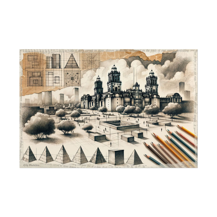 Genesis of Urban Graphite - Art Print by Teo Teglia Art