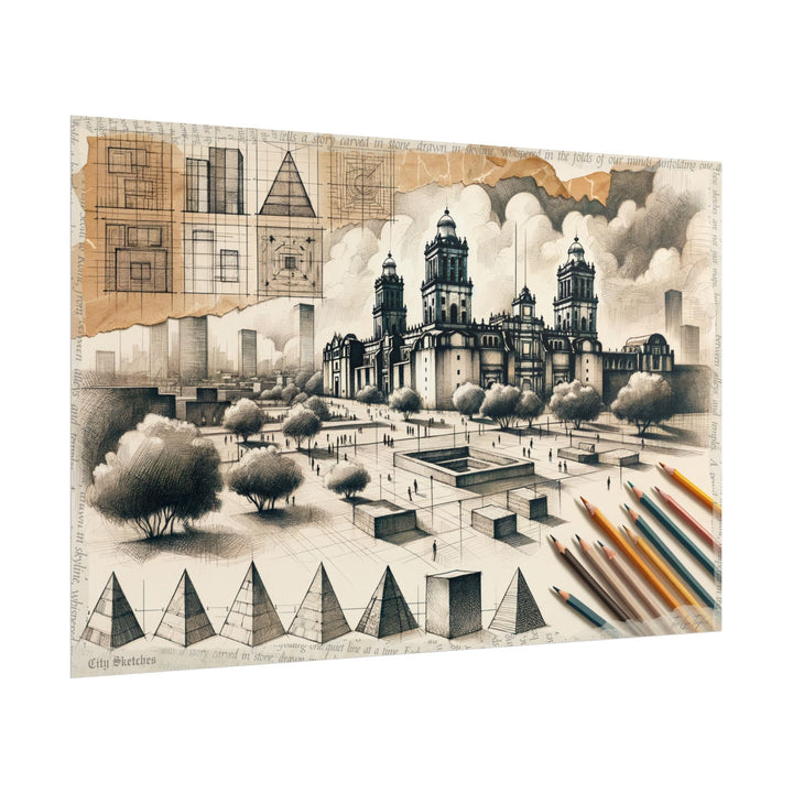 Genesis of Urban Graphite - Art Print by Teo Teglia Art
