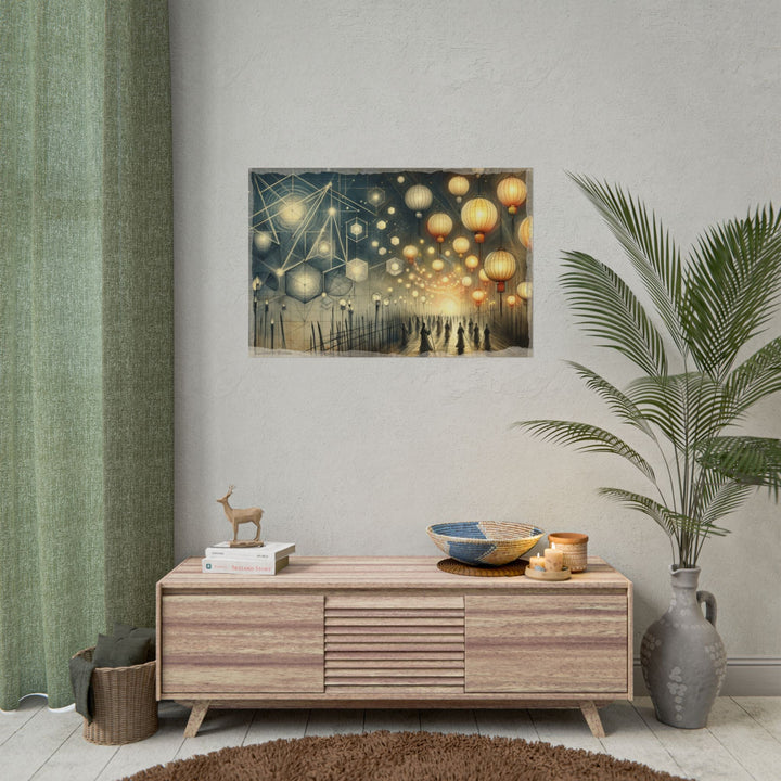 "Genesis to Festival Glow" - Art Print by Teo Teglia Art