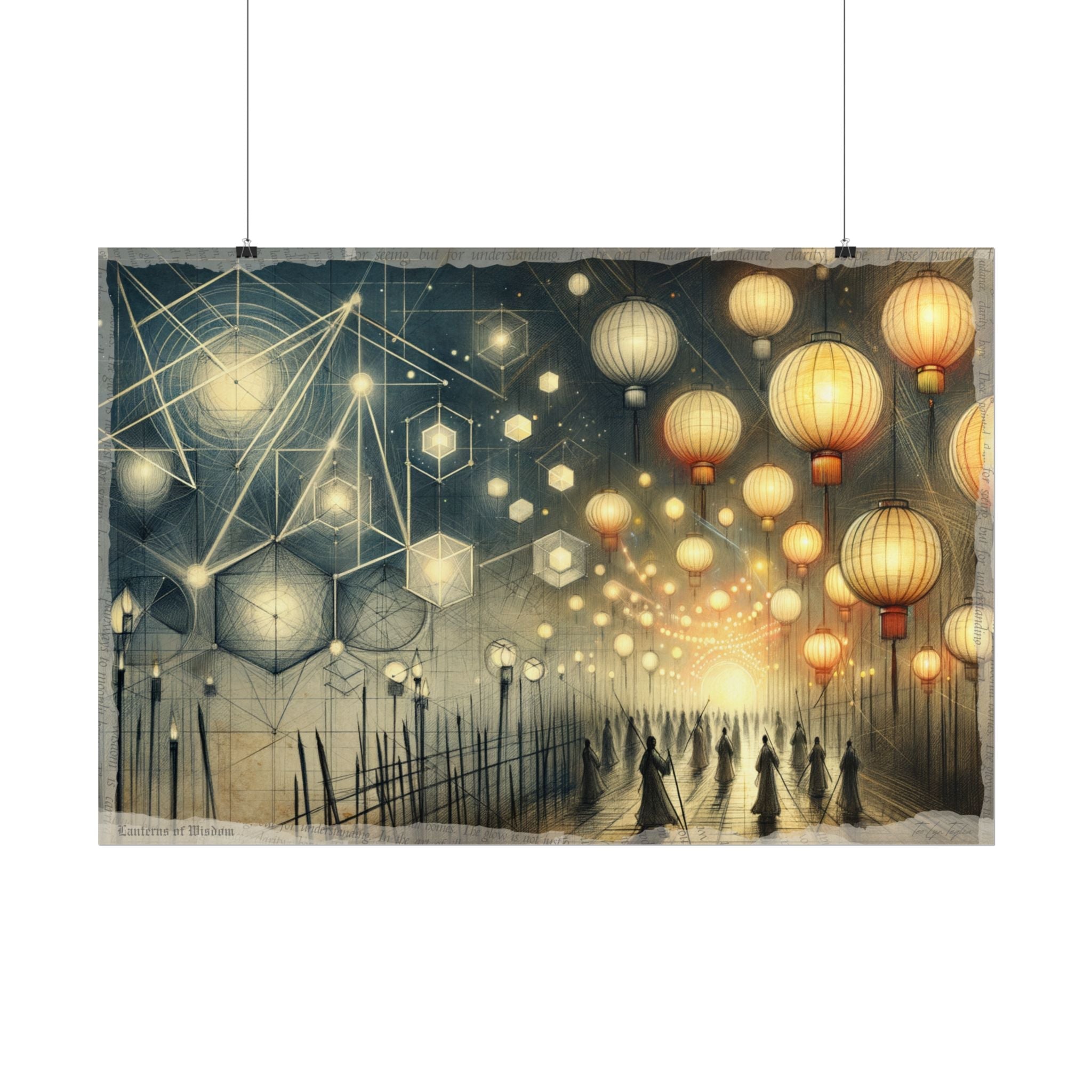 "Genesis to Festival Glow" - Art Print by Teo Teglia Art