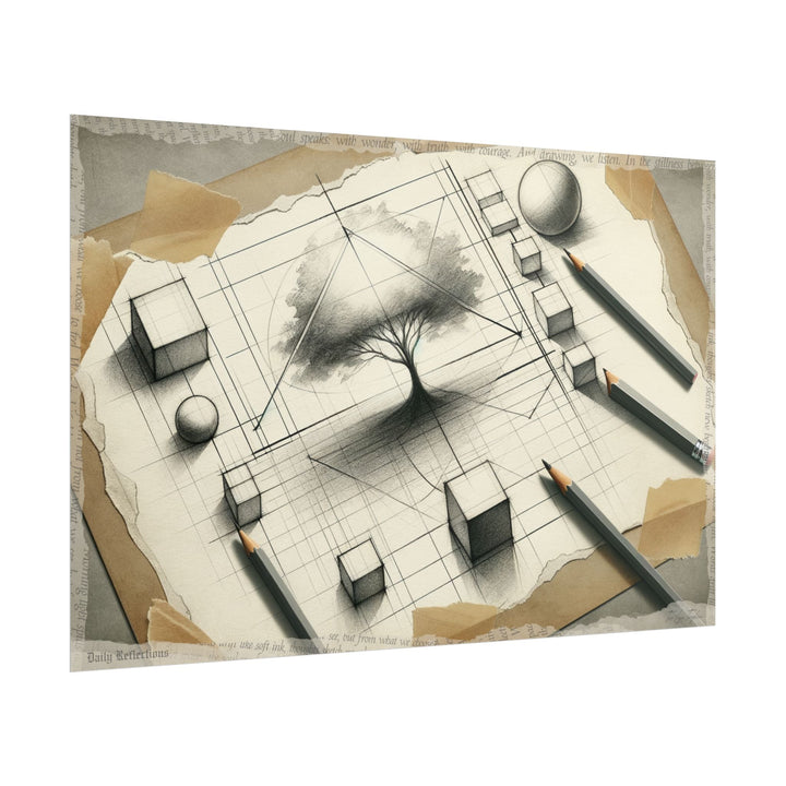 Geometric Genesis Blooms - Art Print by Teo Teglia Art
