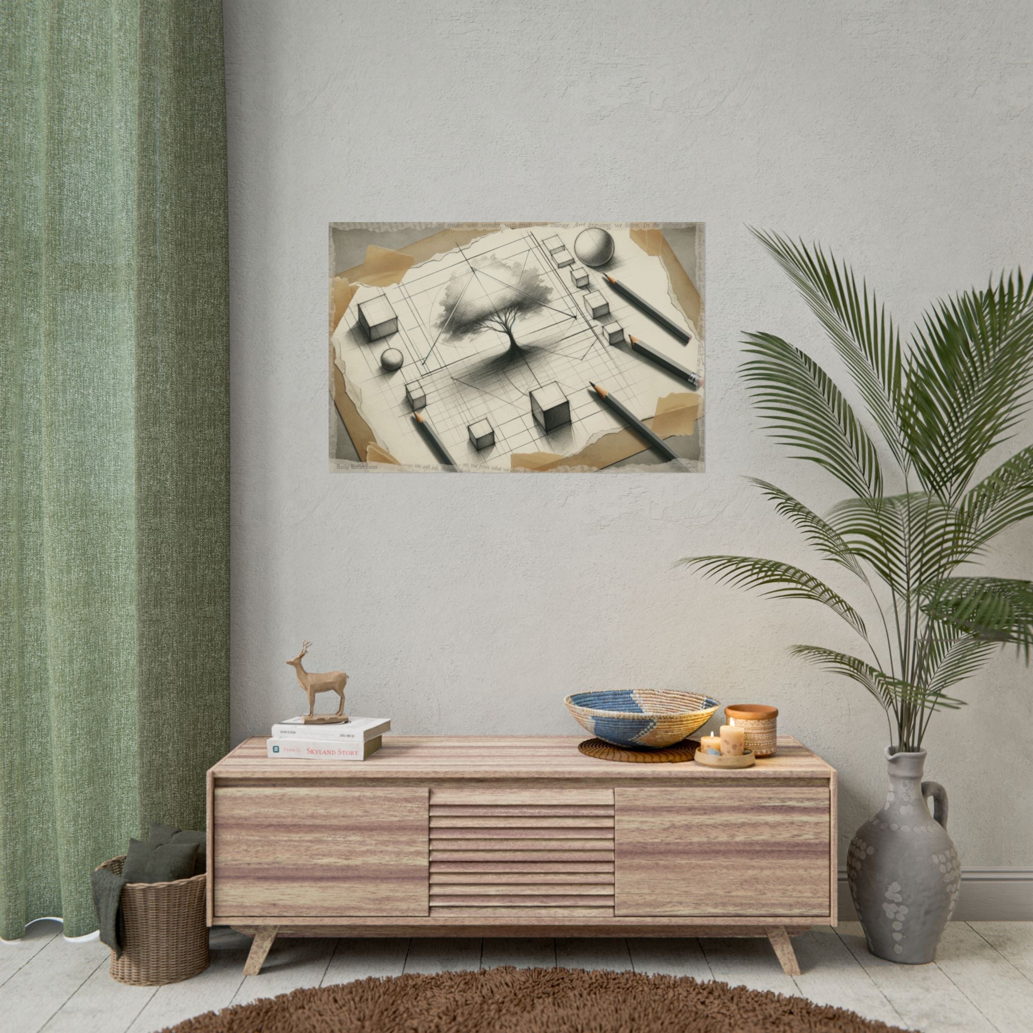 Geometric Genesis Blooms - Art Print by Teo Teglia Art