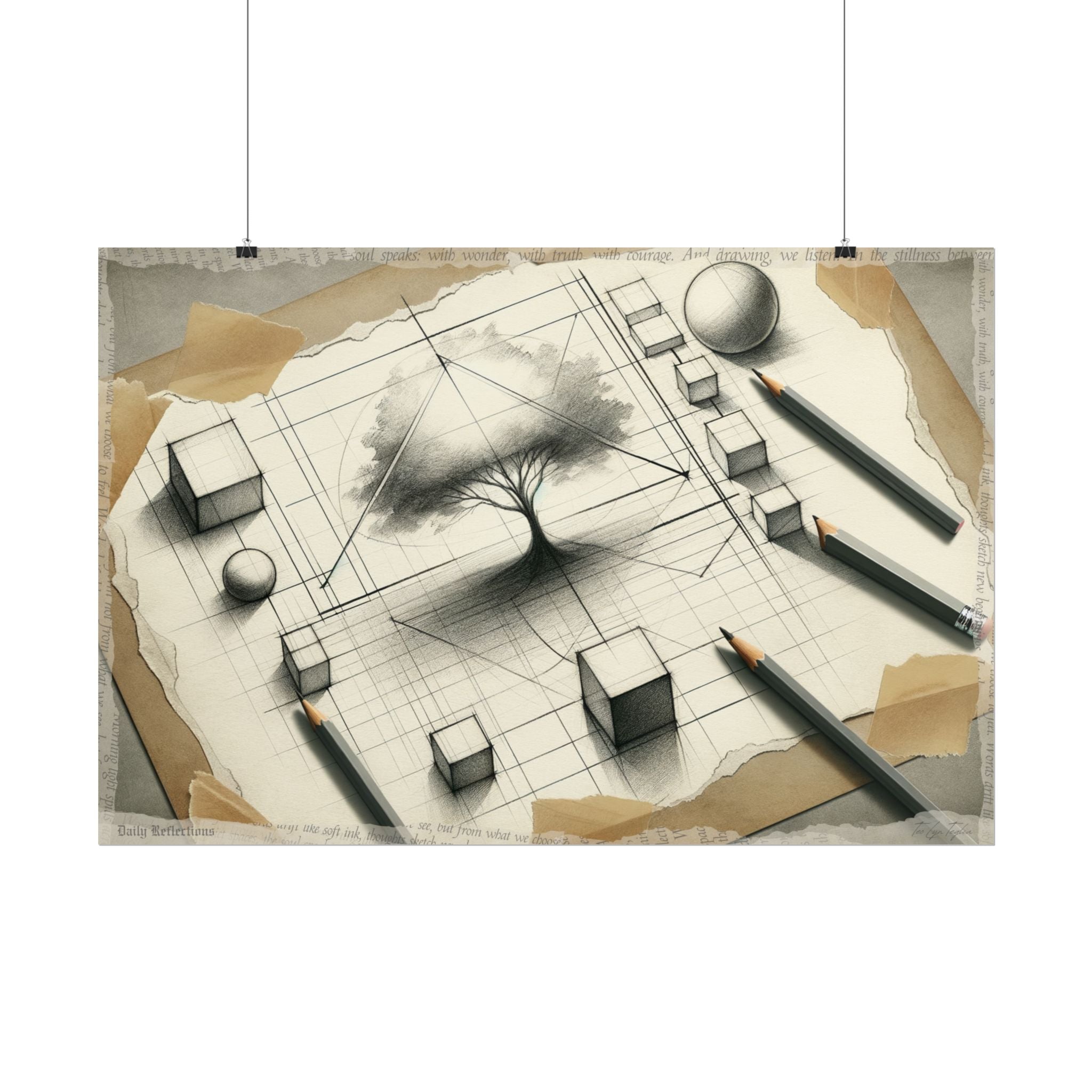Geometric Genesis Blooms - Art Print by Teo Teglia Art