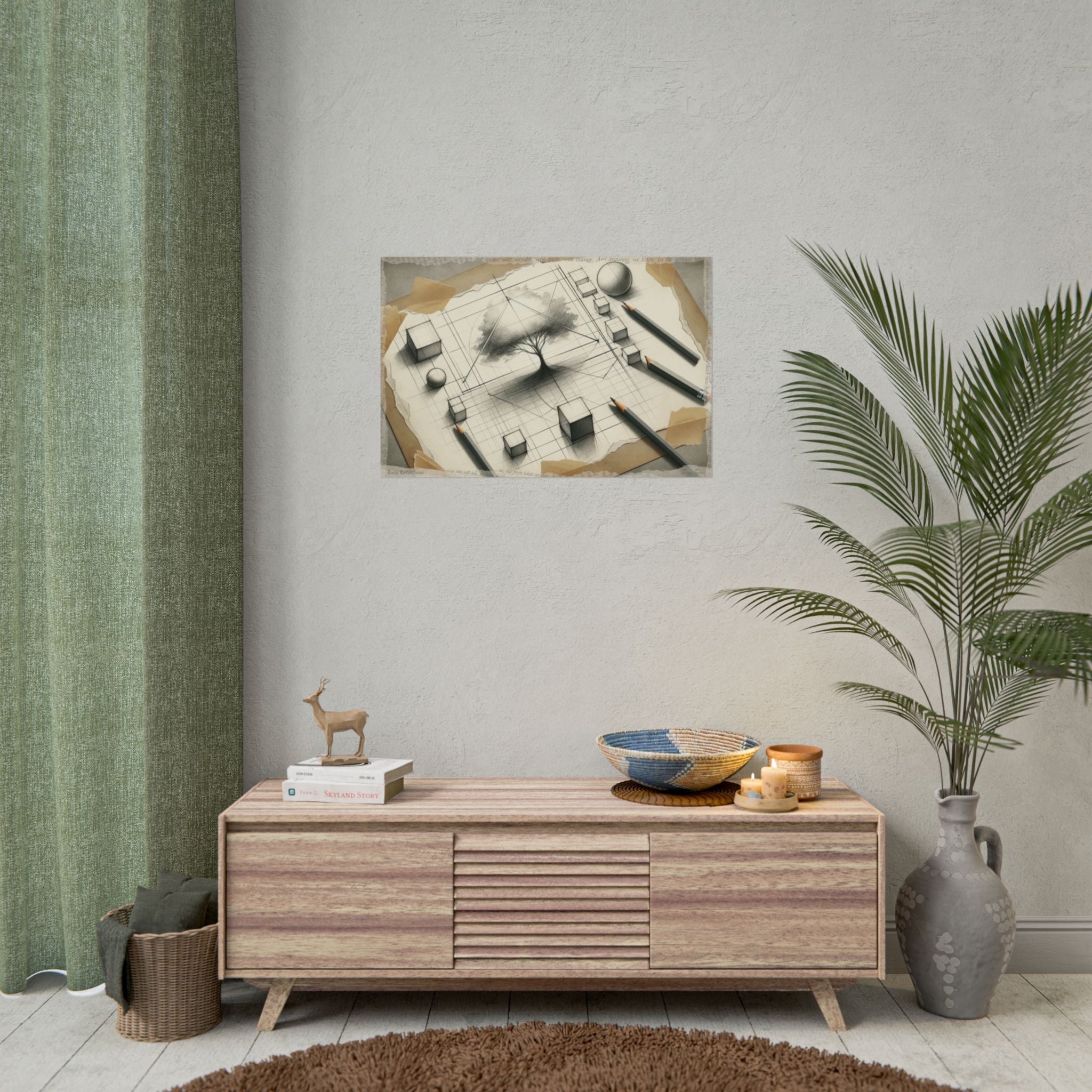 Geometric Genesis Blooms - Art Print by Teo Teglia Art