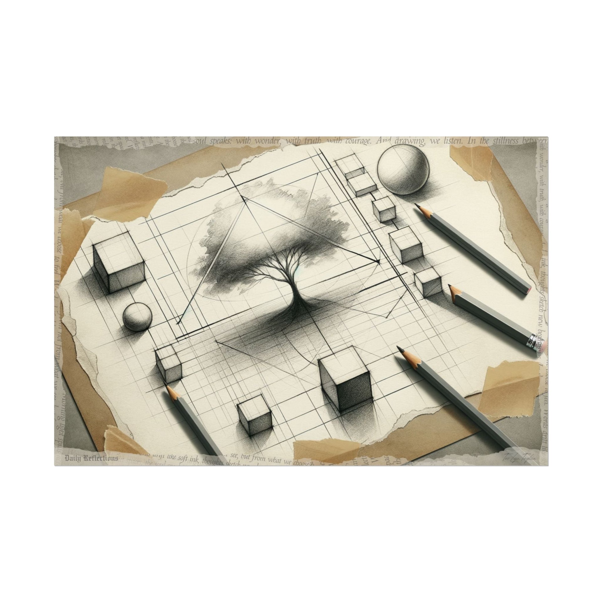 Geometric Genesis Blooms - Art Print by Teo Teglia Art