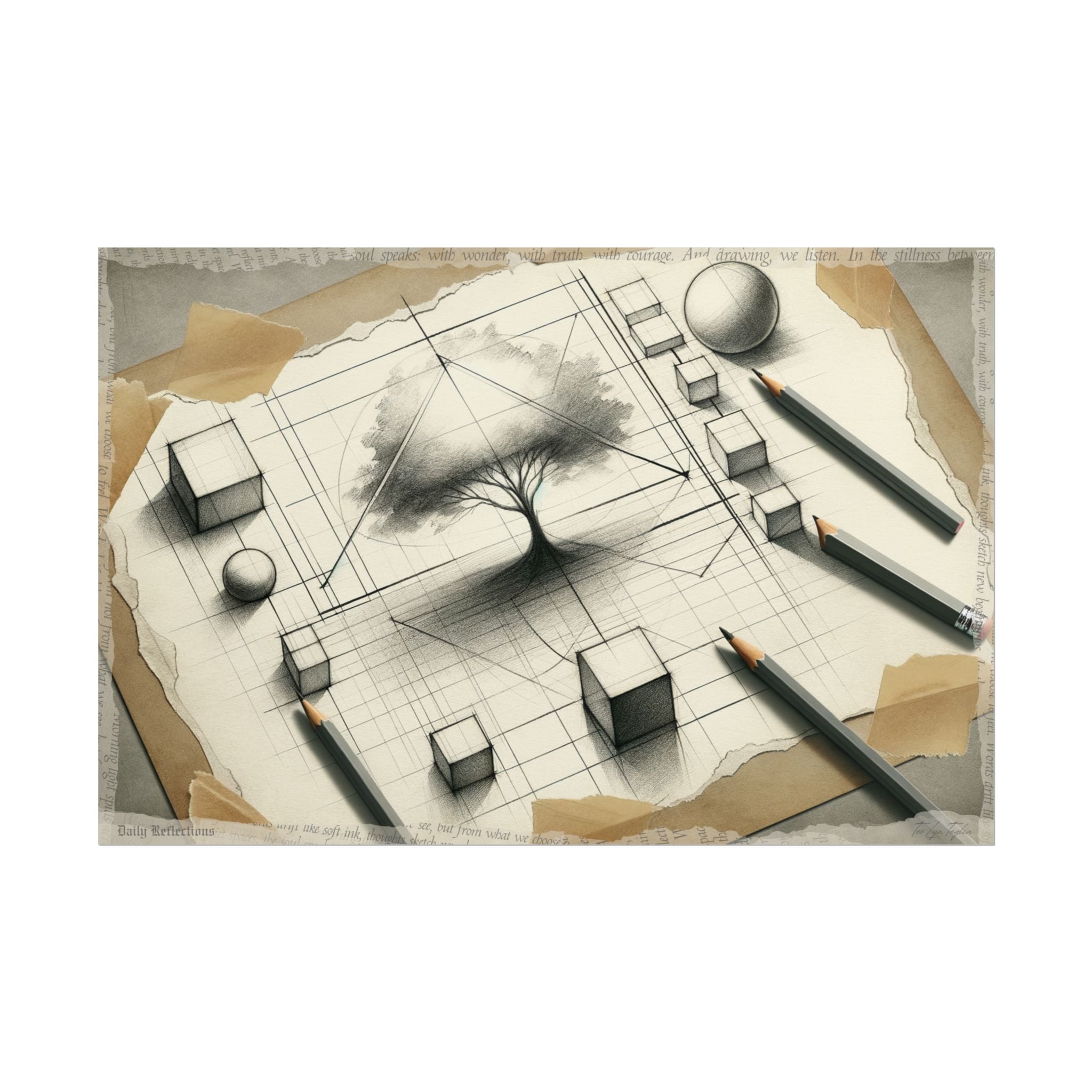 Geometric Genesis Blooms - Art Print by Teo Teglia Art