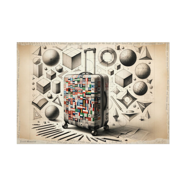 Geometric Journey Unfolding - Art Print by Teo Teglia Art