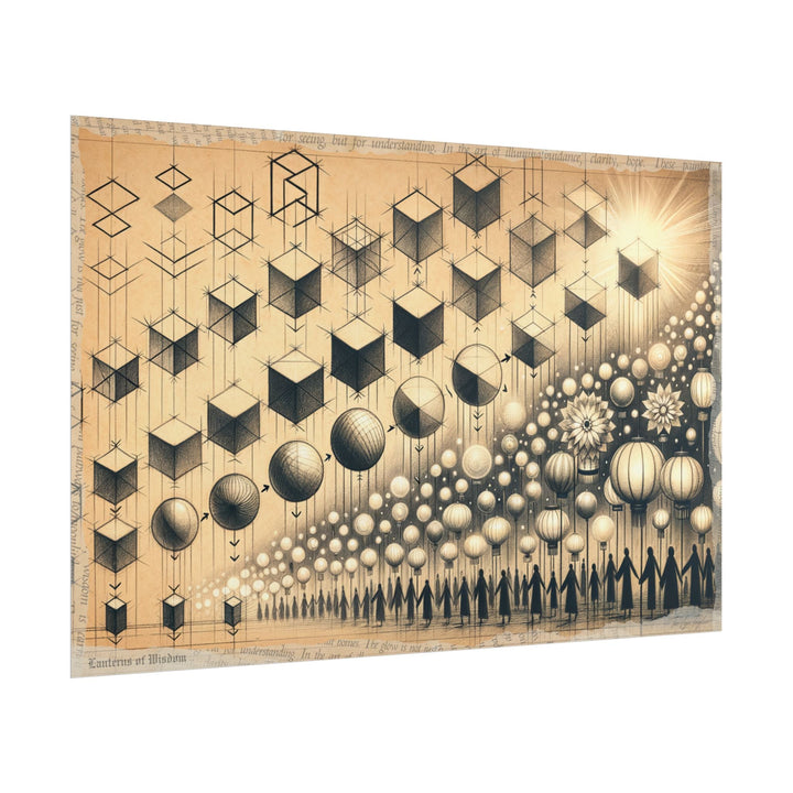 Geometric Jubilee Evolution - Art Print by Teo Teglia Art