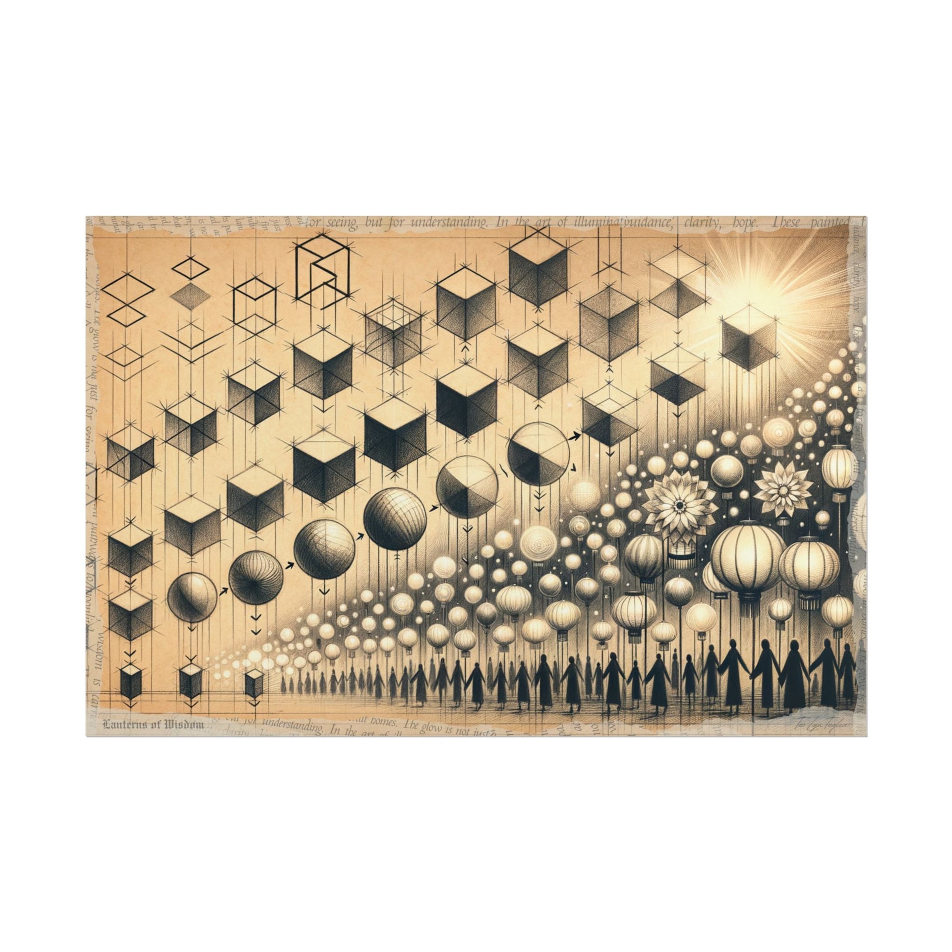 Geometric Jubilee Evolution - Art Print by Teo Teglia Art