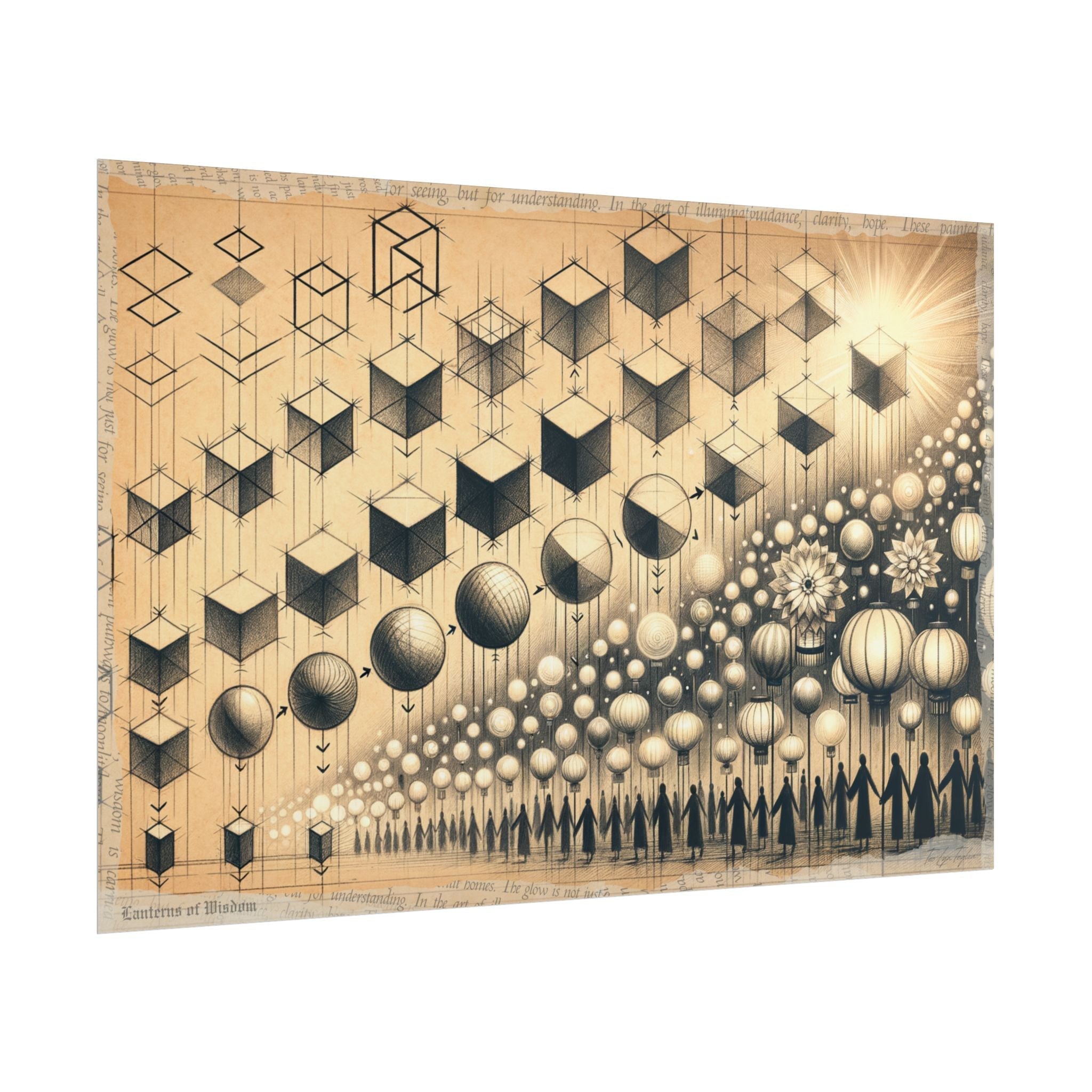 Geometric Jubilee Evolution - Art Print by Teo Teglia Art