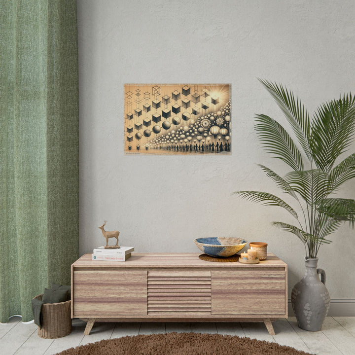 Geometric Jubilee Evolution - Art Print by Teo Teglia Art