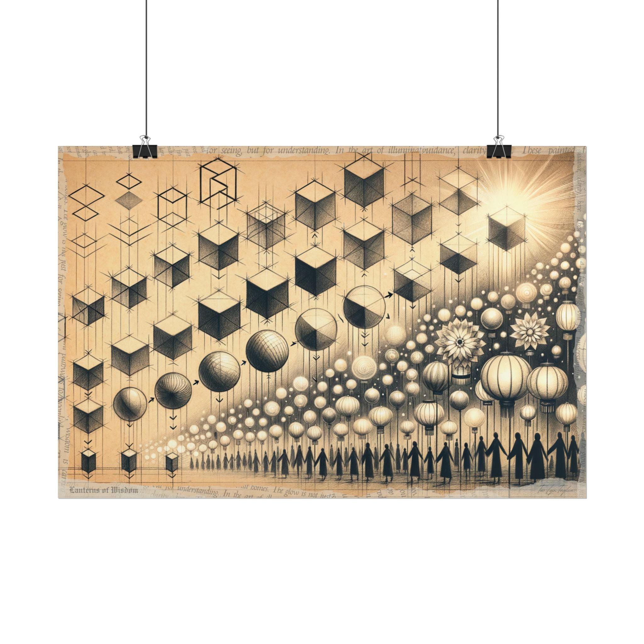 Geometric Jubilee Evolution - Art Print by Teo Teglia Art