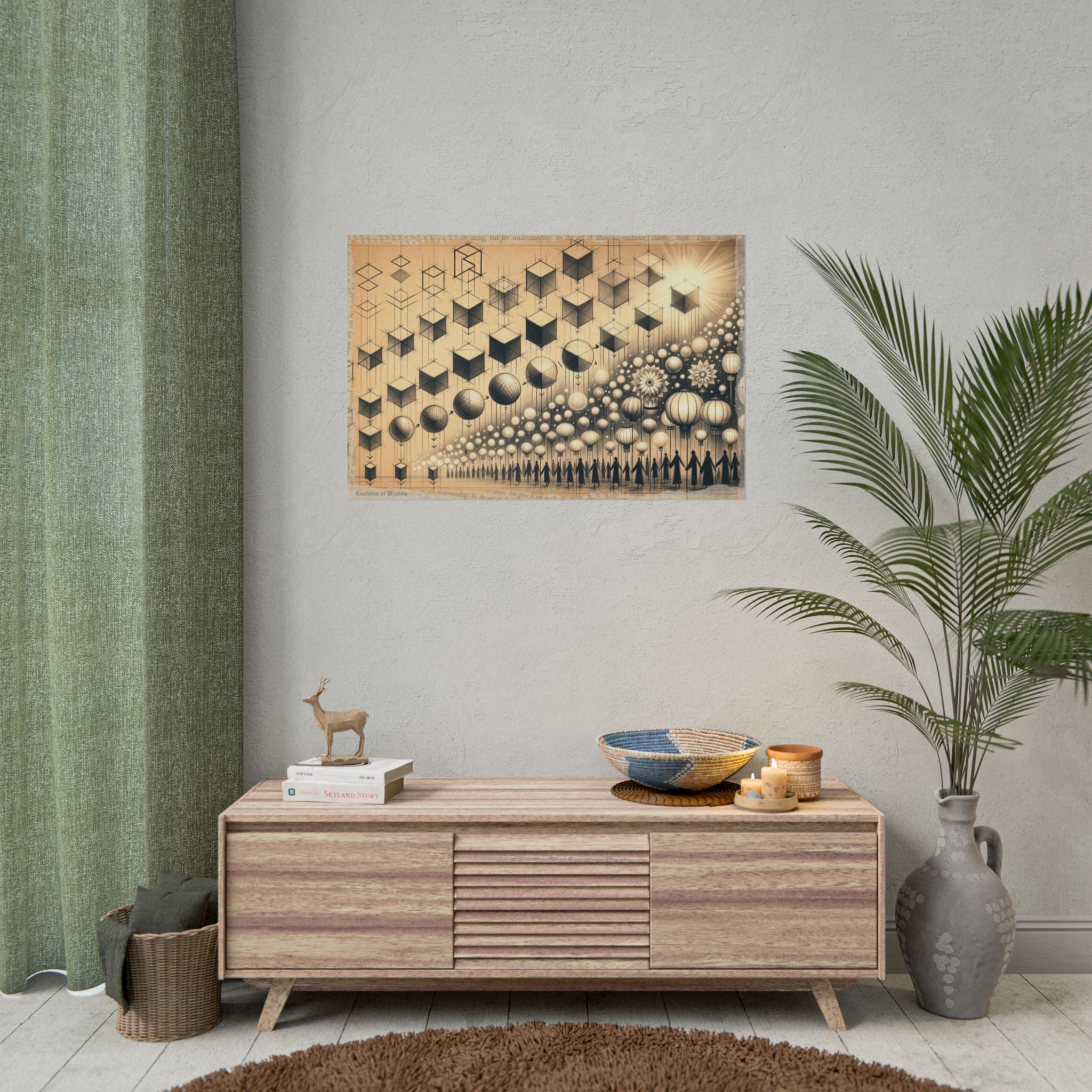 Geometric Jubilee Evolution - Art Print by Teo Teglia Art