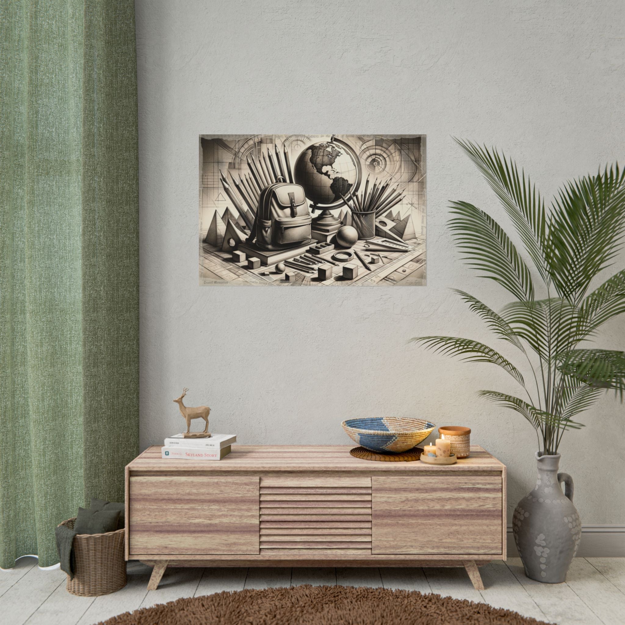 "Geometry Blossoms Wisdom" - Art Print by Teo Teglia Art