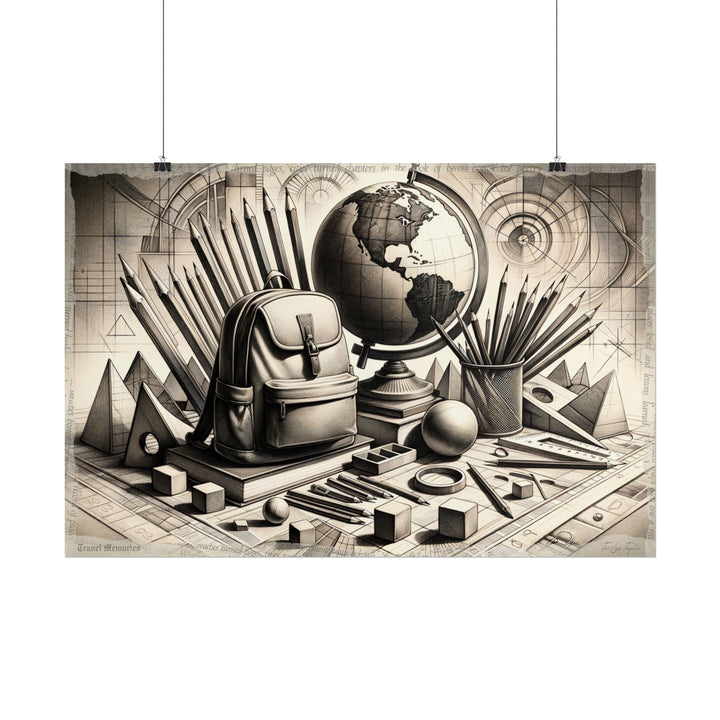 "Geometry Blossoms Wisdom" - Art Print by Teo Teglia Art