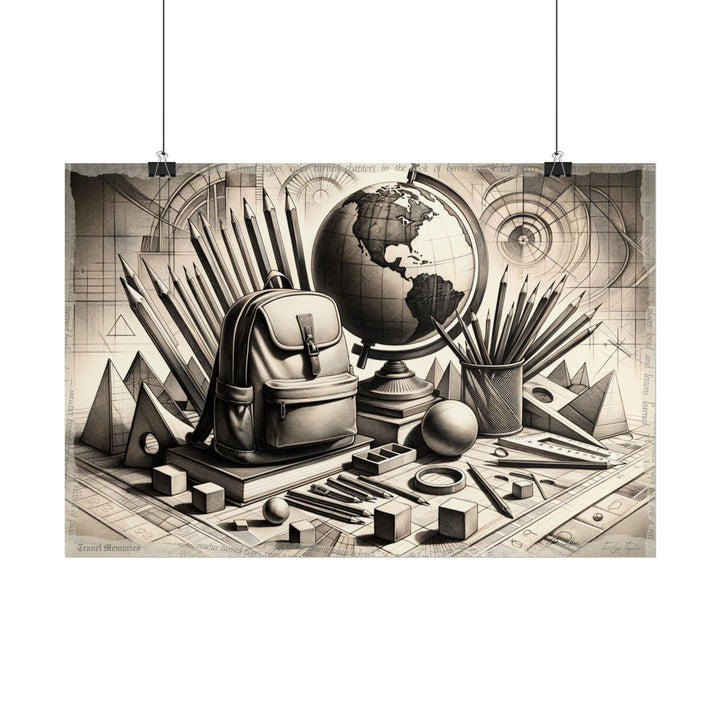 "Geometry Blossoms Wisdom" - Art Print by Teo Teglia Art