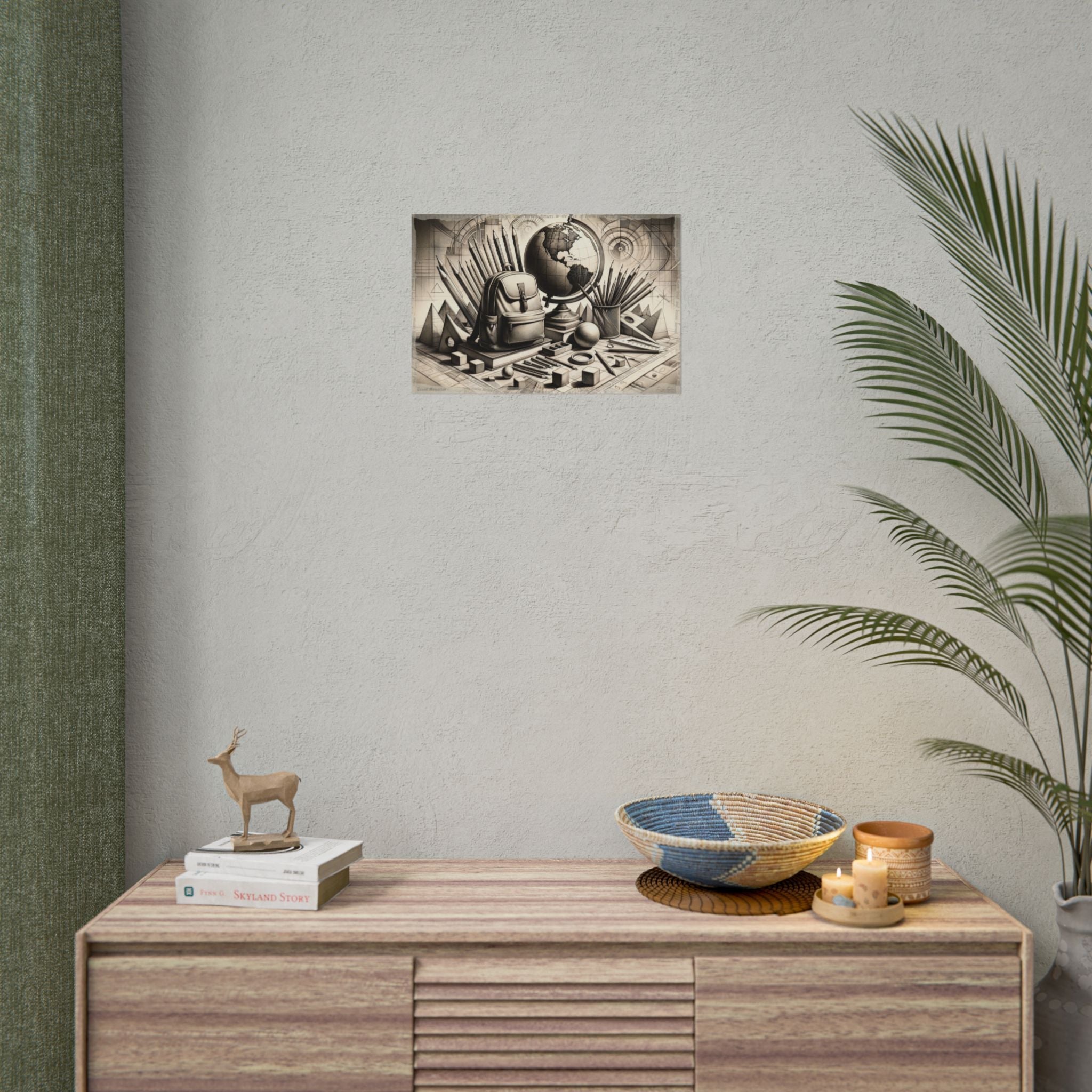 "Geometry Blossoms Wisdom" - Art Print by Teo Teglia Art