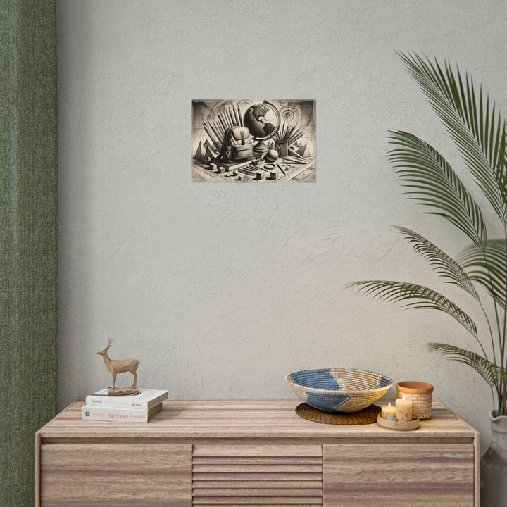 "Geometry Blossoms Wisdom" - Art Print by Teo Teglia Art