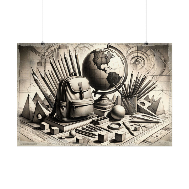 "Geometry Blossoms Wisdom" - Art Print by Teo Teglia Art